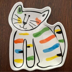 Colorful Cat Plate